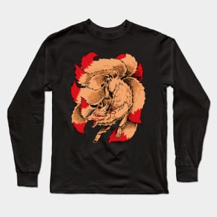 Yokai figure from Japan - Kitsune Long Sleeve T-Shirt